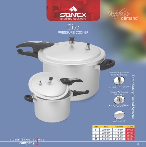 Sonex Elite Pressre Cooker